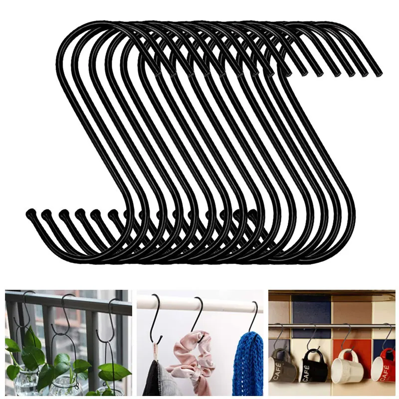 5pcs Stainless Steel S-Shape Hook Multi-function Kitchen Hanging Hanger Bathroom Railing Hanger Hooks Clasp Holder Storage Tools
5pcs Stainless Steel S-Shape Hook Multi-function Kitchen Hanging Hanger Bathroom Railing Hanger Hooks Clasp Holder Storage Tools