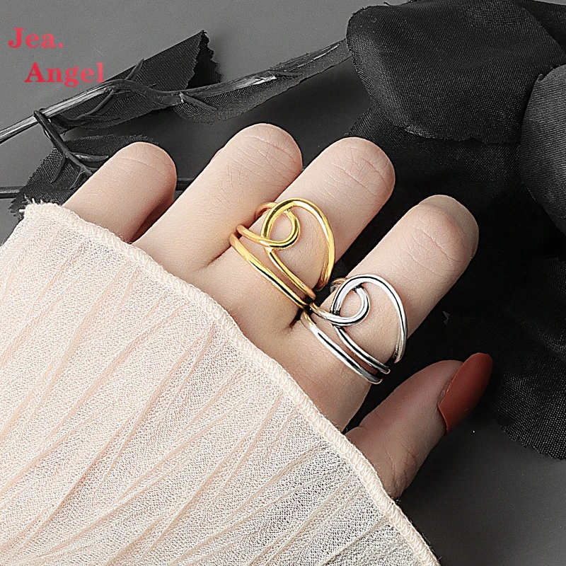 Кольцо Jea.Angel из серебра 925 пробы, необычное, модное, индивидуальное, Двухслойное, перекрестное кольцо для женщин, креативное, плетеное кольцо...
Кольцо Jea.Angel из серебра 925 пробы, необычное, модное, индивидуальное, Двухслойное, перекрестное кольцо для женщин, креативное, плетеное кольцо...