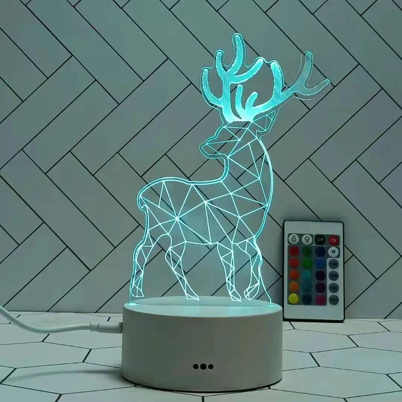3d Lamp Unicorn Animals Shape Unicorn Horse Deer 3D LED Night Light Decorative Table Lamp Gift Home Decor
3d Lamp Unicorn Animals Shape Unicorn Horse Deer 3D LED Night Light Decorative Table Lamp Gift Home Decor