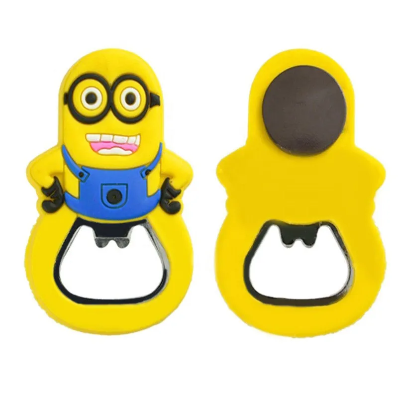 Creative Cartoon Fridge Magnet Beer Bottle Opener Soft PVC + Metal Head Magnetic Refrigerator Magnet Sticker Juice Bottle Opener
Creative Cartoon Fridge Magnet Beer Bottle Opener Soft PVC + Metal Head Magnetic Refrigerator Magnet Sticker Juice Bottle Opener