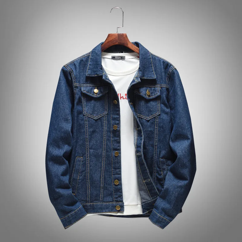 Solid Casual Slim Jacket Chaqueta Hombre Mens Denim Jacket Plus Size 5XL Bomber Jacket Men High Quality Cowboy Men's Jean
Solid Casual Slim Jacket Chaqueta Hombre Mens Denim Jacket Plus Size 5XL Bomber Jacket Men High Quality Cowboy Men's Jean