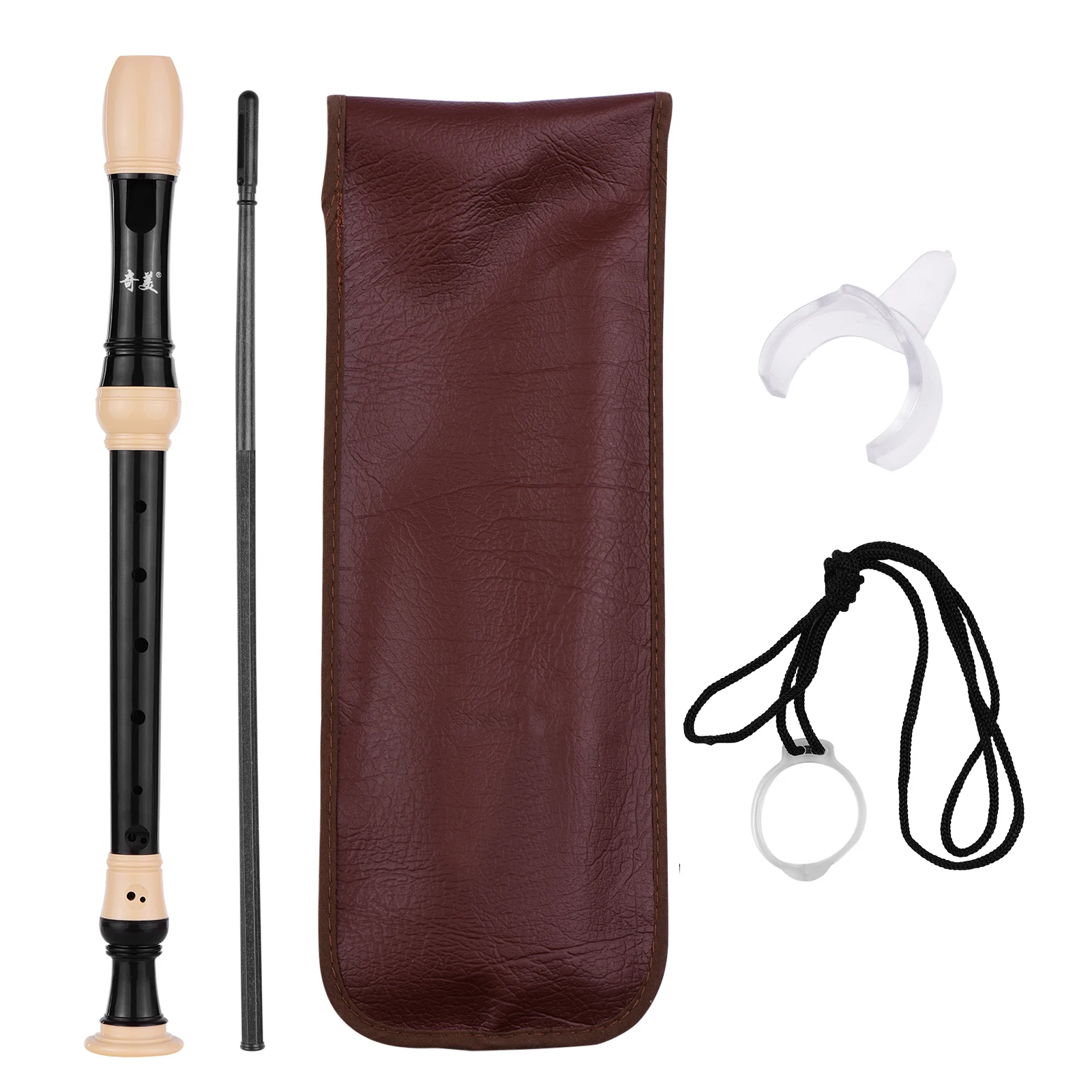 QIMEI 8-Hole Alto Descant Recorder German Style Wind Instrument with Cleaning Rod Finger Rest Strap PU Storage Bag
QIMEI 8-Hole Alto Descant Recorder German Style Wind Instrument with Cleaning Rod Finger Rest Strap PU Storage Bag