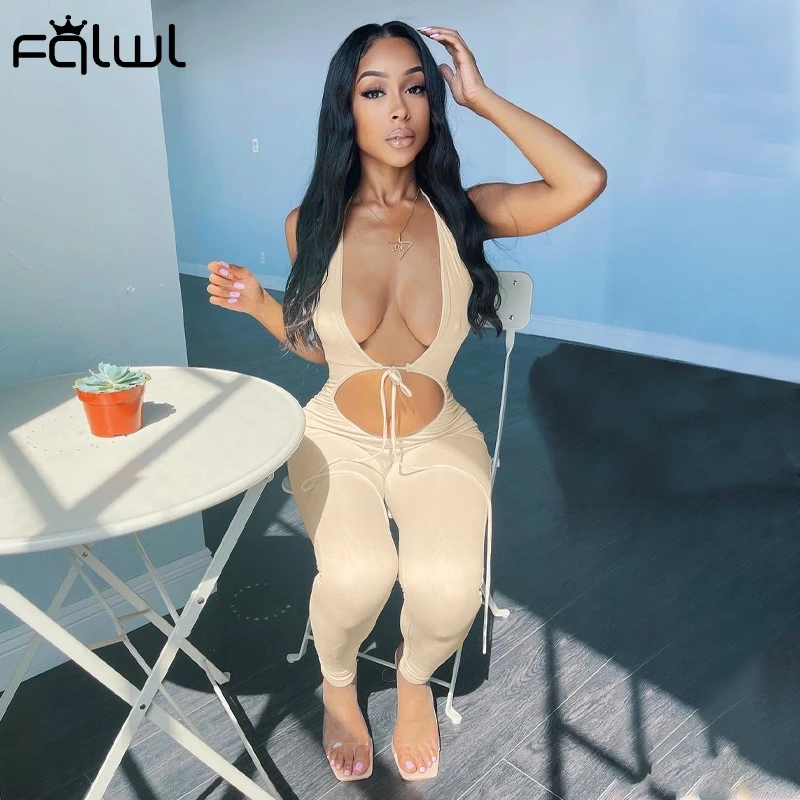 Habbris One Piece Outfit Sleeveless Backless Bodycon Rompers Womens Jumpsuit Summer Sexy Hollow Out Party Long Halter Jumpsuits
Habbris One Piece Outfit Sleeveless Backless Bodycon Rompers Womens Jumpsuit Summer Sexy Hollow Out Party Long Halter Jumpsuits