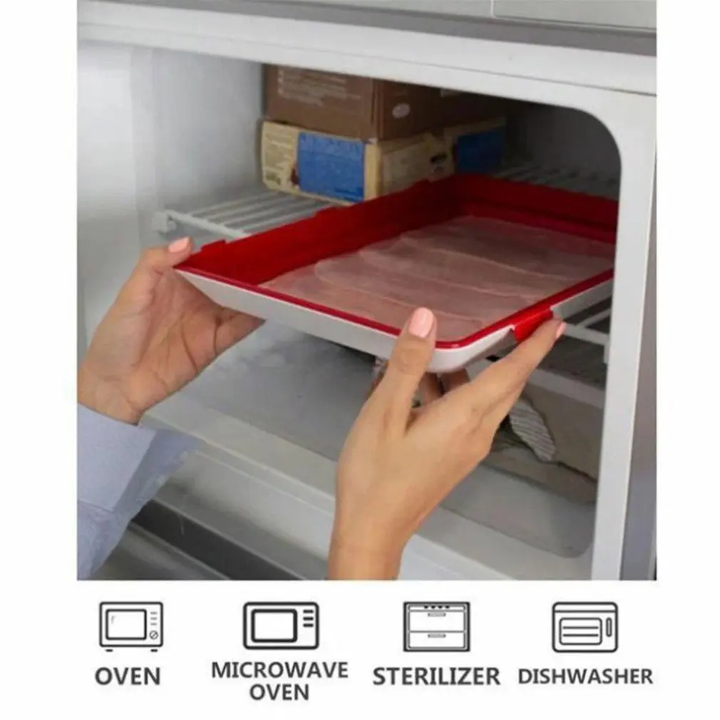 1PC Food Preservation Tray Stackable Food Fresh Tray Magic Elastic Fresh Tray Reusable Food Storage Container Kitchen Gadgets
1PC Food Preservation Tray Stackable Food Fresh Tray Magic Elastic Fresh Tray Reusable Food Storage Container Kitchen Gadgets