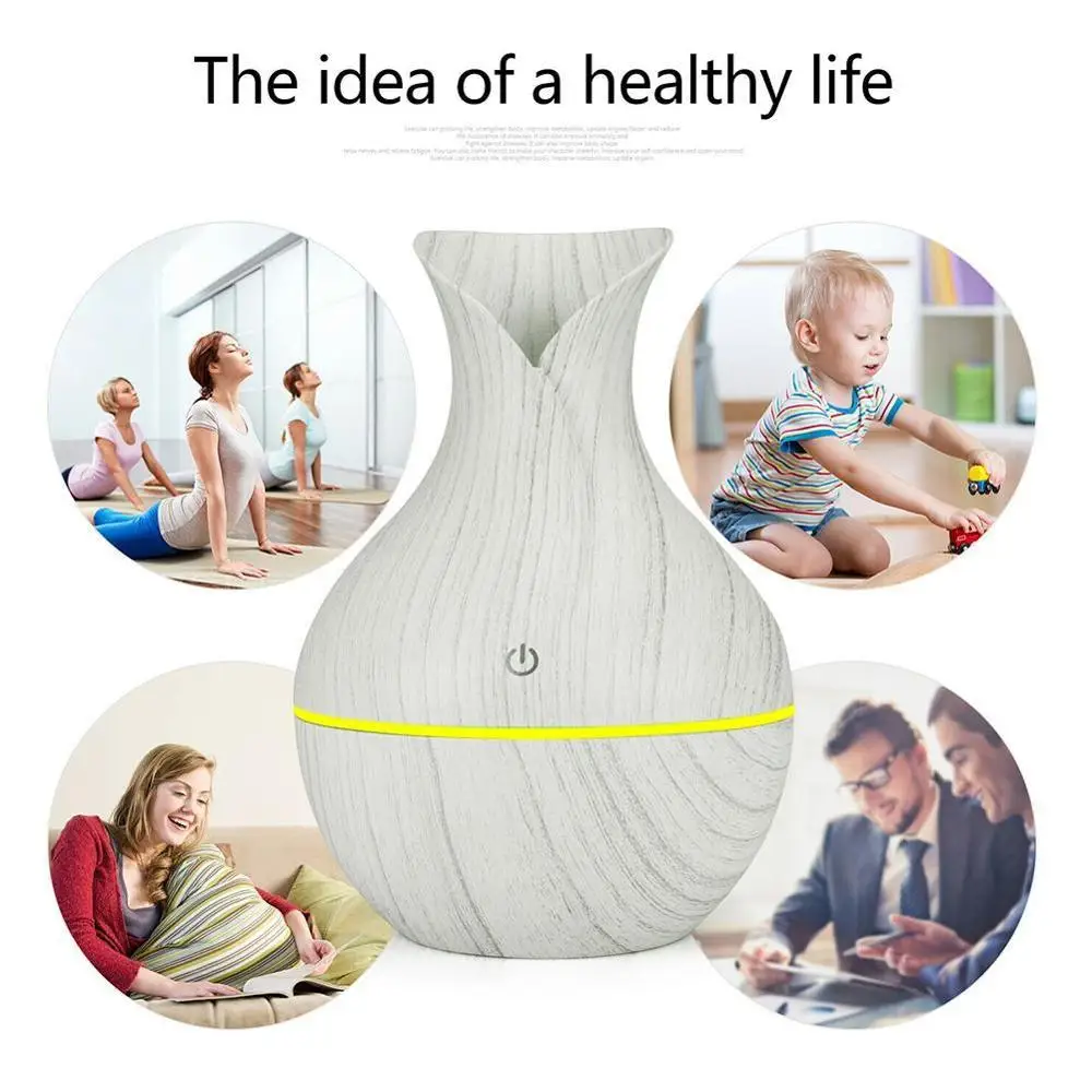 Aroma Air Humidifier Wood Grain With LED Lights Essential Mist Oil Aromatherapy USB Co Rechargeable Maker Diffuser Purifier X5Z9 
Aroma Air Humidifier Wood Grain With LED Lights Essential Mist Oil Aromatherapy USB Co Rechargeable Maker Diffuser Purifier X5Z9