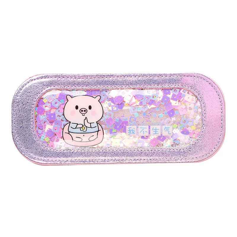 Pen bag of male and female students stationery bags cartoon glue pen boxes creative students pencil bags PU pig pencil case
Pen bag of male and female students stationery bags cartoon glue pen boxes creative students pencil bags PU pig pencil case