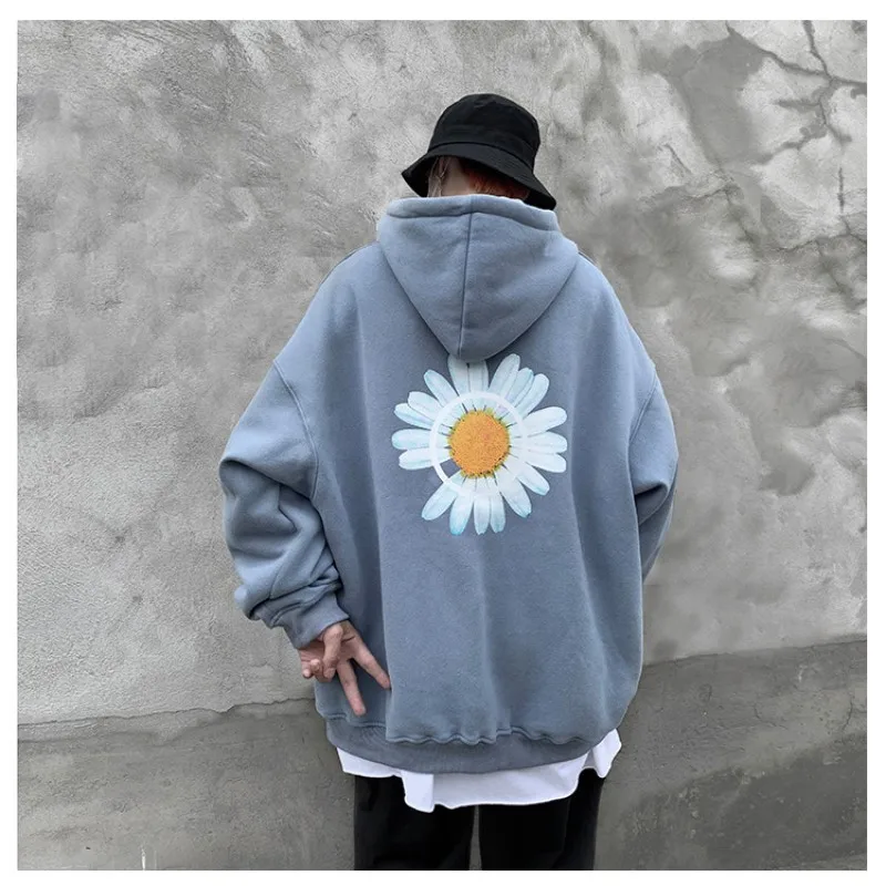 2021 Men Clothing Autumn and Winter New White Sun Flower Men's Hoodies Casual Fashion Hooded Sweatshirts Loose Hip Hop Hoodie E
2021 Men Clothing Autumn and Winter New White Sun Flower Men's Hoodies Casual Fashion Hooded Sweatshirts Loose Hip Hop Hoodie E