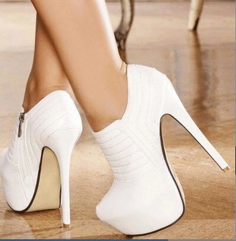 Post Free White Car Line Leather Fabrics, Zippers, Waterproof 4.5 cm, 16 cm High-heeled Shoes, Four Seasons Shoes. size: 35-43
Post Free White Car Line Leather Fabrics, Zippers, Waterproof 4.5 cm, 16 cm High-heeled Shoes, Four Seasons Shoes. size: 35-43