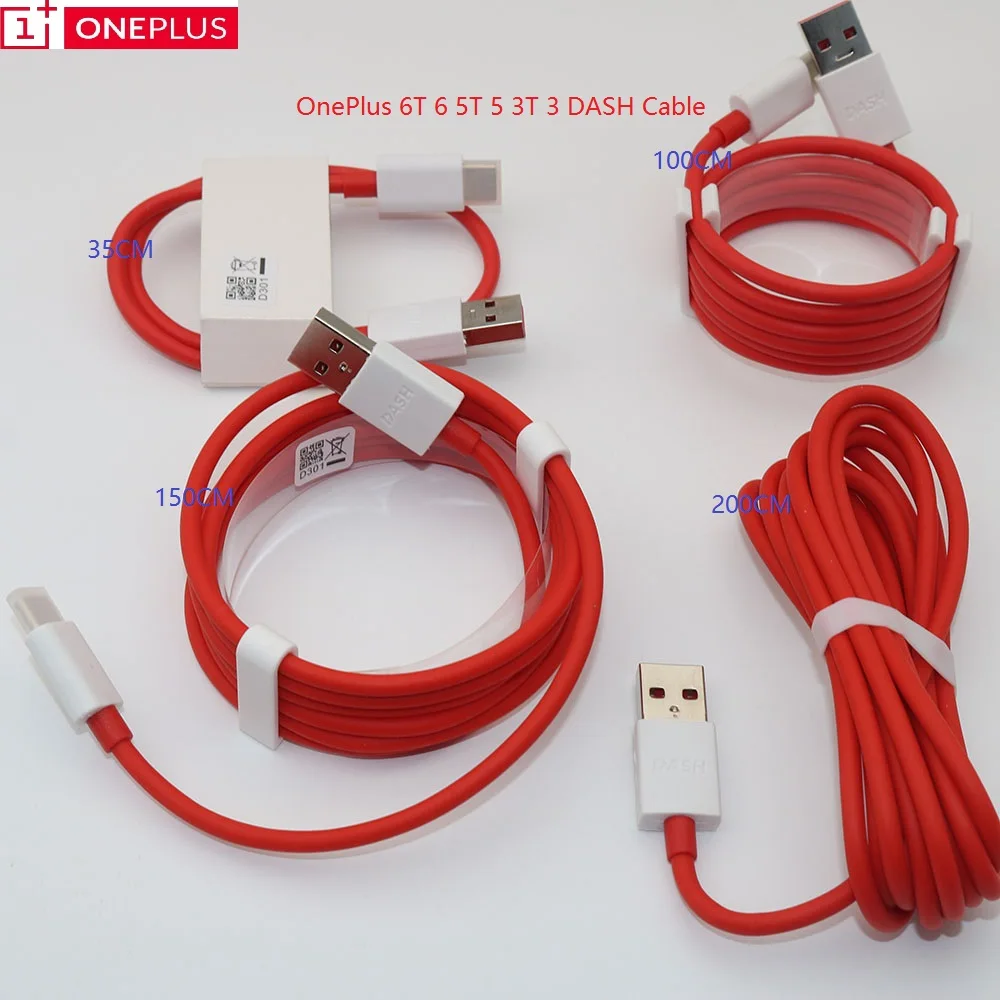 Оригинальное зарядное устройство для приборной панели OnePlus 6T кабель 2 м
