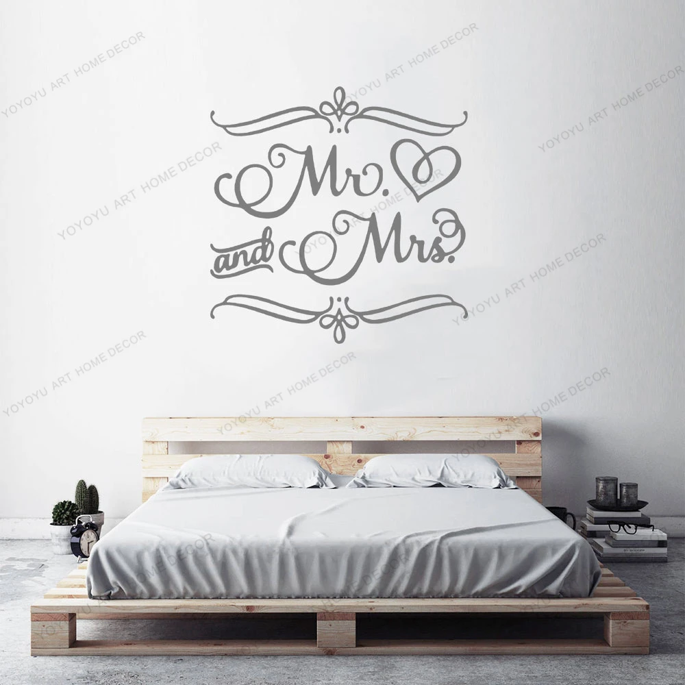 Mr and Mrs Quote Vinyl Removable Wall Stickers Love Wallpaper Home Decor Bedroom Art Decal Bar Decoration Garage Sticker CX1843
Mr and Mrs Quote Vinyl Removable Wall Stickers Love Wallpaper Home Decor Bedroom Art Decal Bar Decoration Garage Sticker CX1843