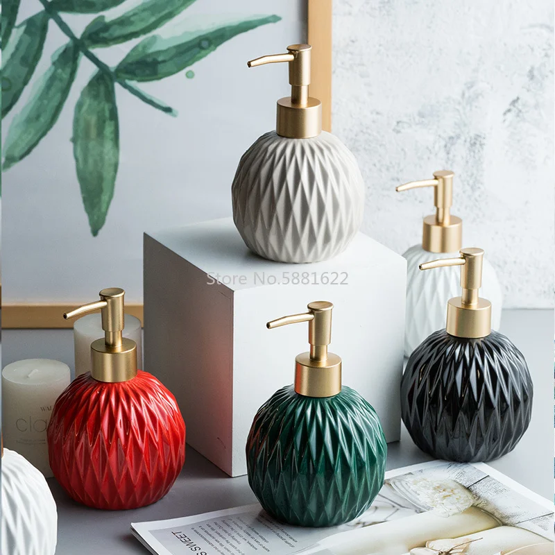 Bathroom Hand Soap Nordic Ceramics Parts Shower Gel Shampoo Press Bottle Modelroom Decoration Home Accessories Bathroom Products
Bathroom Hand Soap Nordic Ceramics Parts Shower Gel Shampoo Press Bottle Modelroom Decoration Home Accessories Bathroom Products