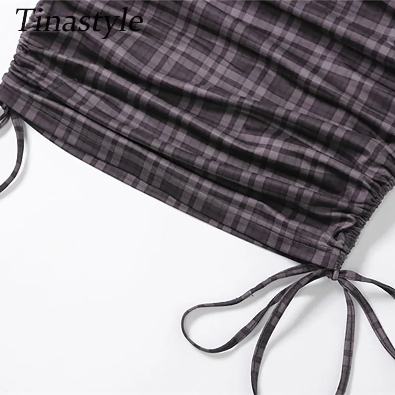 Tinastyle Halter Deep V Neck Sexy Party Dresses Women Backless Sleeveless Drawstring Bodycon Mini Dress Casual Slim Summer Dress
Tinastyle Halter Deep V Neck Sexy Party Dresses Women Backless Sleeveless Drawstring Bodycon Mini Dress Casual Slim Summer Dress