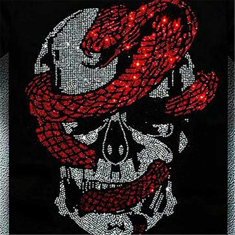 2 Pieces O-Neck Design Hot Diamond Skull New Pattern T-Shirt Slim Classic Sets Nen's Tracksuit Loose Short Sleeves
2 Pieces O-Neck Design Hot Diamond Skull New Pattern T-Shirt Slim Classic Sets Nen's Tracksuit Loose Short Sleeves