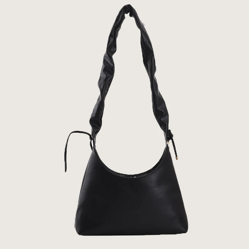 Fashion Ladies Crescent Bag New Luxury Designer Pleated One-Shoulder Dumpling Bag Wild Large-Capacity Female Handbag Green Main
Fashion Ladies Crescent Bag New Luxury Designer Pleated One-Shoulder Dumpling Bag Wild Large-Capacity Female Handbag Green Main