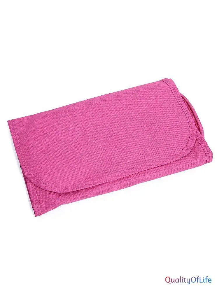 

Hangable Roll-up Travel Storage Bag one-size 100% Polyester Hot Pink PolyesterToiletry Travel Bags