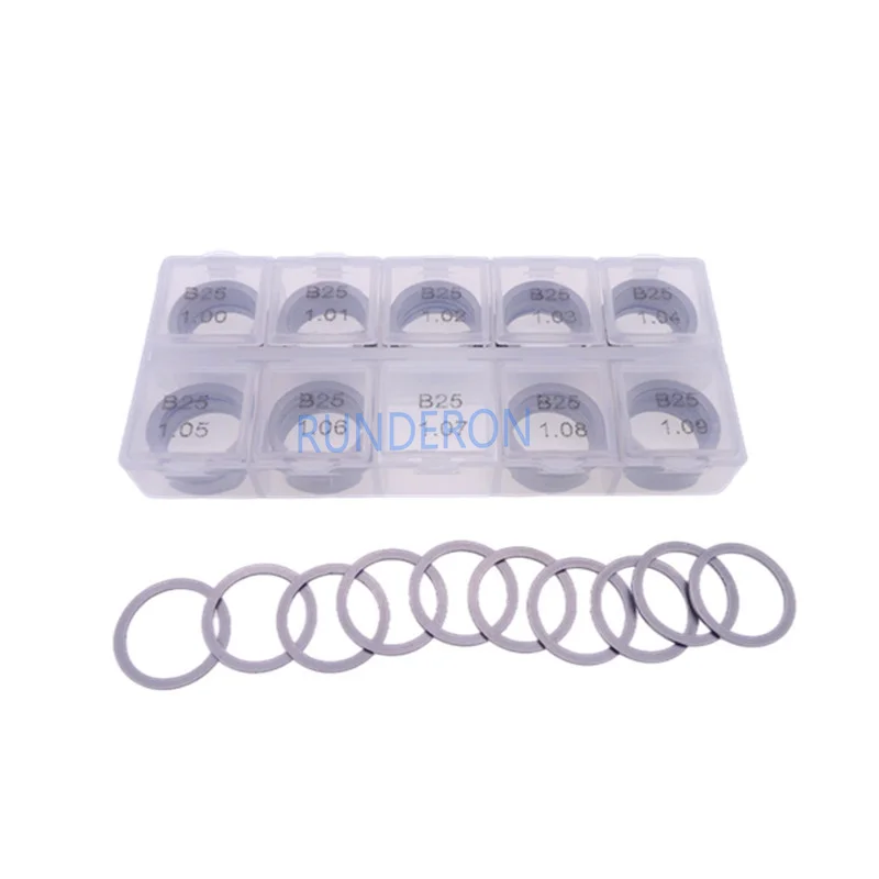 100pcs B25 Washer Shim Common Rail Diesel Service Fuel Injector Interspace Gap Adjustment Gasket For Bosch 0445 110 Series
100pcs B25 Washer Shim Common Rail Diesel Service Fuel Injector Interspace Gap Adjustment Gasket For Bosch 0445 110 Series