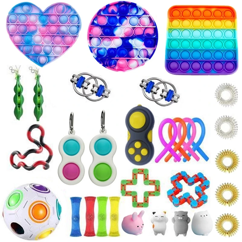Fidget Toys Anti Stress Set Stretchy Strings Pop Gift Pack Adults Children It Squishy Sensory Antistress Relief Figet Toys
Fidget Toys Anti Stress Set Stretchy Strings Pop Gift Pack Adults Children It Squishy Sensory Antistress Relief Figet Toys