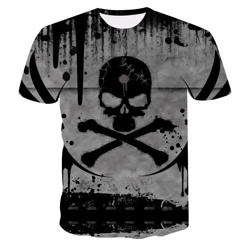 New Fashion Pirate Skull Logo Series Men's T-shirt Summer 3D Printing Round Neck Short Sleeve Casual T-shirt Fashion Cool Men La
New Fashion Pirate Skull Logo Series Men's T-shirt Summer 3D Printing Round Neck Short Sleeve Casual T-shirt Fashion Cool Men La