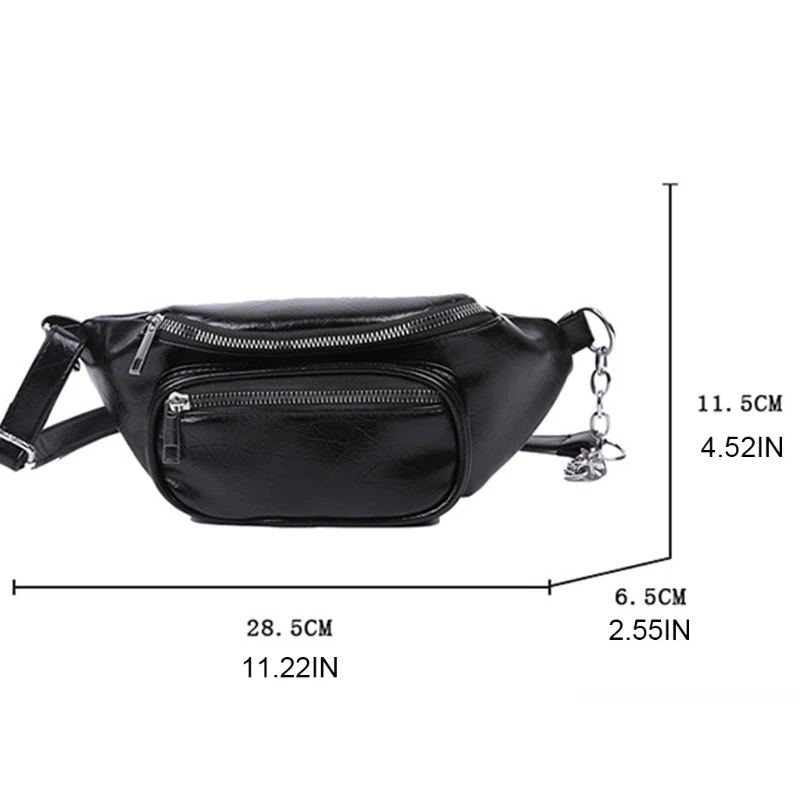 Unisex PU Leather Sling Bag Casual Shoulder Bags Chain Chest Pouch Outdoor Sport Crossbody Satchel Waist Pack 
Unisex PU Leather Sling Bag Casual Shoulder Bags Chain Chest Pouch Outdoor Sport Crossbody Satchel Waist Pack