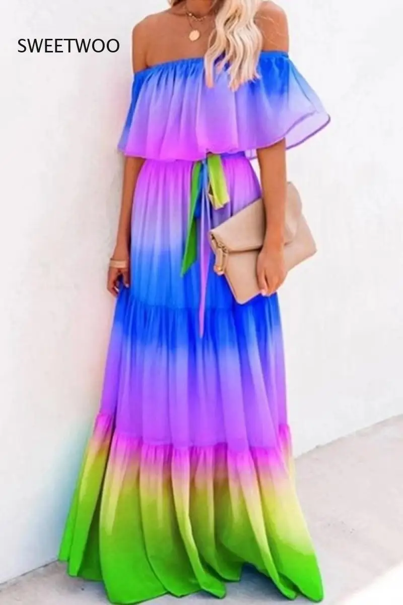 2021 New European and American Women's Wrapped Chest Printed Gradient Color Big Plaid Skirt Dress
2021 New European and American Women's Wrapped Chest Printed Gradient Color Big Plaid Skirt Dress