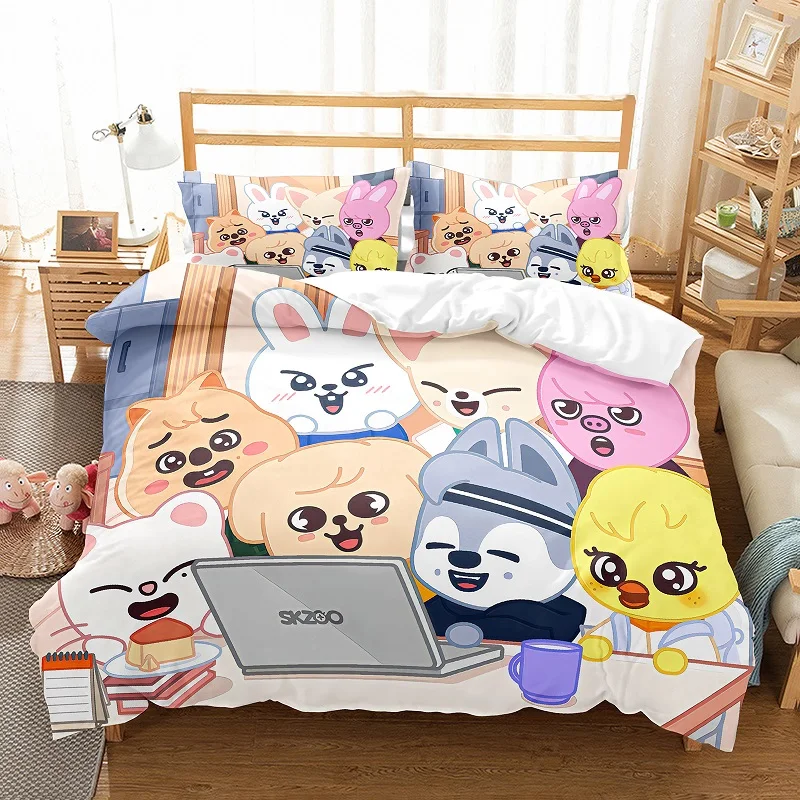 New Skzoo Colorful Printed Quilt Cover Down Quilt Cover Bedding Cartoon Animal Pattern Queen King Full Size Home Textile
New Skzoo Colorful Printed Quilt Cover Down Quilt Cover Bedding Cartoon Animal Pattern Queen King Full Size Home Textile