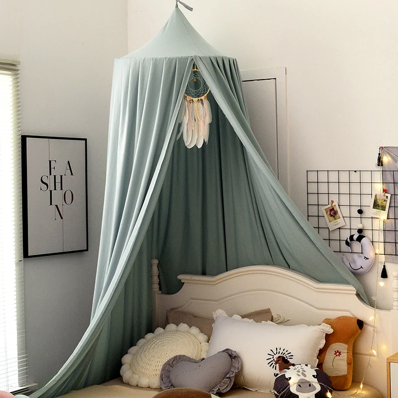 

Детская москитная сетка для кроватки девочки принцесса москитная сетка подвесное купольное постельное белье детская кровать навес палатк...