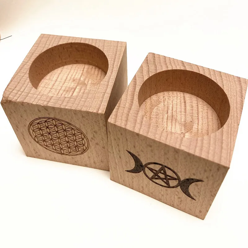 Pentagram wooden candlestick cup candle energy altar ornaments divination flower of life symbol Holy Grail altar
Pentagram wooden candlestick cup candle energy altar ornaments divination flower of life symbol Holy Grail altar