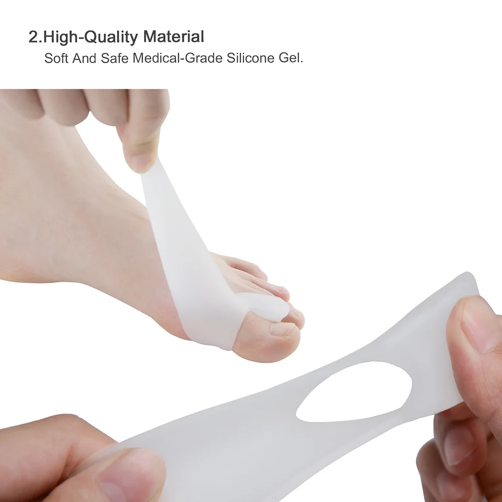 2pcs/set Soft Silicone Toe Separator Transparent Blue Big Toe Separator Overlapping Relief Pain Spacers Thumb Corrector
2pcs/set Soft Silicone Toe Separator Transparent Blue Big Toe Separator Overlapping Relief Pain Spacers Thumb Corrector
