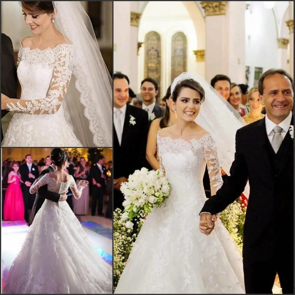 Vintage Long Sleeve Lace Wedding Dresses Sheer Train Plus Size Saudi Arabia Dubai African Bridal Gowns Vestido de novia
Vintage Long Sleeve Lace Wedding Dresses Sheer Train Plus Size Saudi Arabia Dubai African Bridal Gowns Vestido de novia
