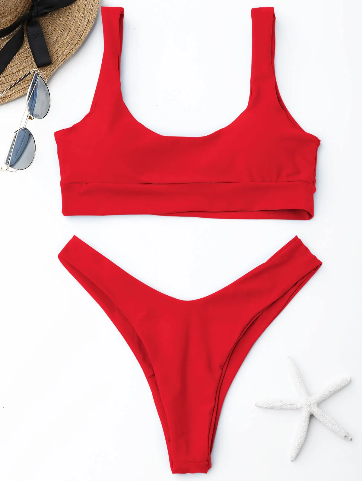 ZAFUL Women Sexy Bikini Swimwear Padded High Leg Bikini Set Solid Low Waist Swimsuit Scoop Neck Summer Push Up Bathing Suit
ZAFUL Women Sexy Bikini Swimwear Padded High Leg Bikini Set Solid Low Waist Swimsuit Scoop Neck Summer Push Up Bathing Suit