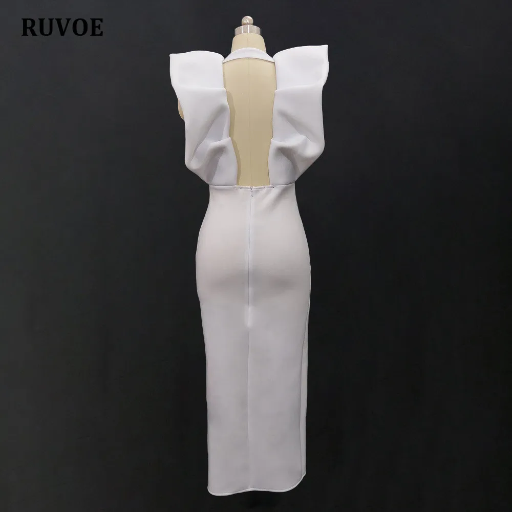 Winter White Dress Party Bodycon Dress Women Elegant Long Dress Skinny Backless High Slit Sexy Dresses Club Wear Vestido EN-021
Winter White Dress Party Bodycon Dress Women Elegant Long Dress Skinny Backless High Slit Sexy Dresses Club Wear Vestido EN-021