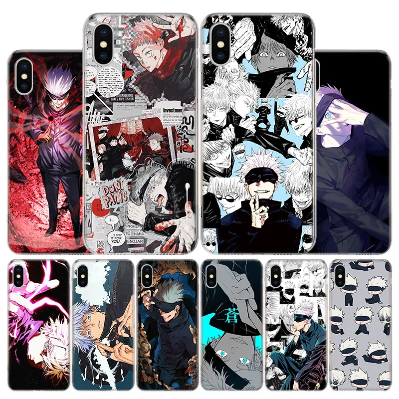 Jujutsu Kaisen Gojo Satoru Cover Phone Case For Apple iPhone 11 12 13 Pro XR X XS Max 7 8 6 6S Plus + Mini 5S SE Print Shell
Jujutsu Kaisen Gojo Satoru Cover Phone Case For Apple iPhone 11 12 13 Pro XR X XS Max 7 8 6 6S Plus + Mini 5S SE Print Shell