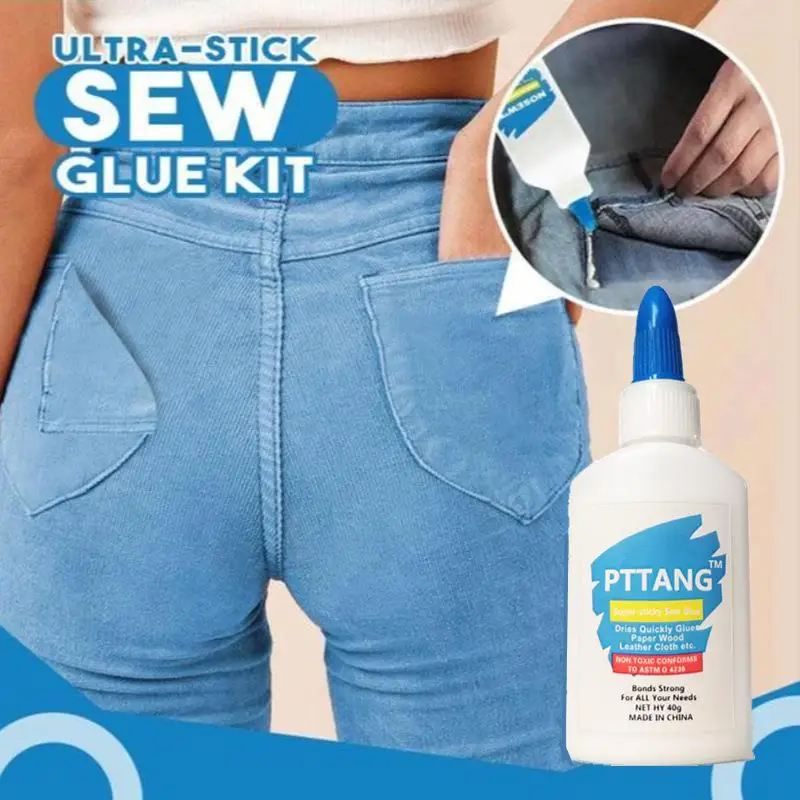 Ultra-stick Sew Glue Universal Glue Adhesive Repair Fabric Fast Drying Glue Clothing Repair Glue Sewing Solution Kit No Sew
Ultra-stick Sew Glue Universal Glue Adhesive Repair Fabric Fast Drying Glue Clothing Repair Glue Sewing Solution Kit No Sew