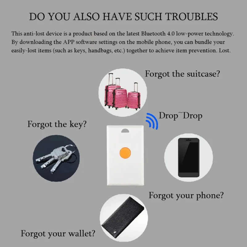 GPS Tracking Device Mini Waterproof Bluetooth Anti-lost Remote Contorl Auto Car Pets Kids Motorcycle Tracker Locator Hot Sale 
GPS Tracking Device Mini Waterproof Bluetooth Anti-lost Remote Contorl Auto Car Pets Kids Motorcycle Tracker Locator Hot Sale