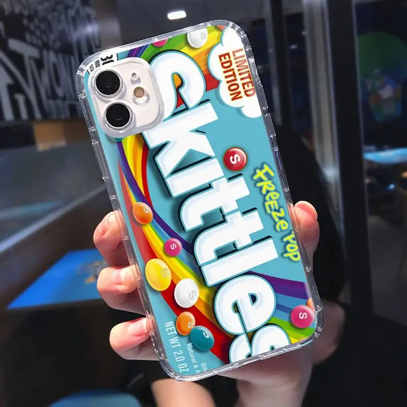 Skittles Sweet Sour Fruit Candies Phone Case Transparent for iPhone 6 7 8 11 12 s mini pro X XS XR MAX Plus
Skittles Sweet Sour Fruit Candies Phone Case Transparent for iPhone 6 7 8 11 12 s mini pro X XS XR MAX Plus