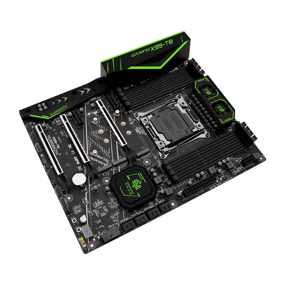 Материнская плата X99 HUANANZHI X99-T8 Intel XEON E5 LGA2011-3 все серии DDR3 RECC NON-ECC память NVME USB3.0 ATX