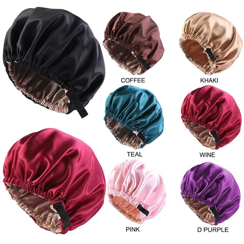 Hats Fashion Color Ding Print Double-LayerEd Invisible Flat Adjustment Button-down Shower Cap Beauty Hairdressing Hat
Hats Fashion Color Ding Print Double-LayerEd Invisible Flat Adjustment Button-down Shower Cap Beauty Hairdressing Hat