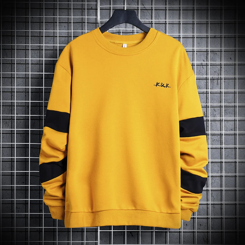 2020 Spring Oversized Sweatshirt Crewneck Men's Stripe Men Solid Hip Hop Japanese Streetwear Yellow Hoodie Men Sweatshirts Male
2020 Spring Oversized Sweatshirt Crewneck Men's Stripe Men Solid Hip Hop Japanese Streetwear Yellow Hoodie Men Sweatshirts Male