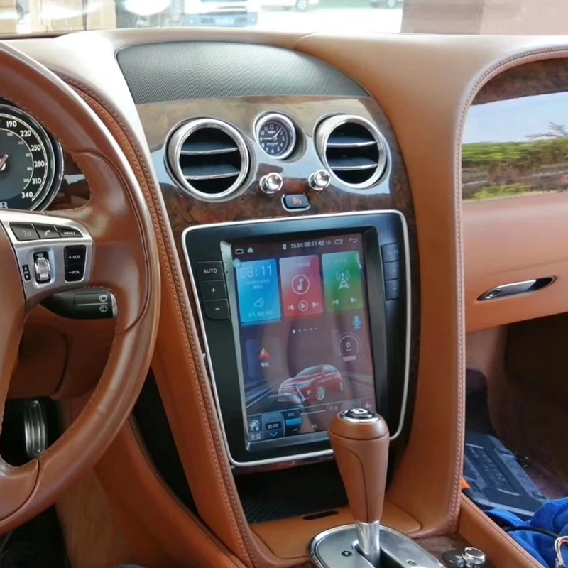 Автомобильный мультимедийный проигрыватель AOTSR Android 9 0 Tesla с GPS-навигацией радио
