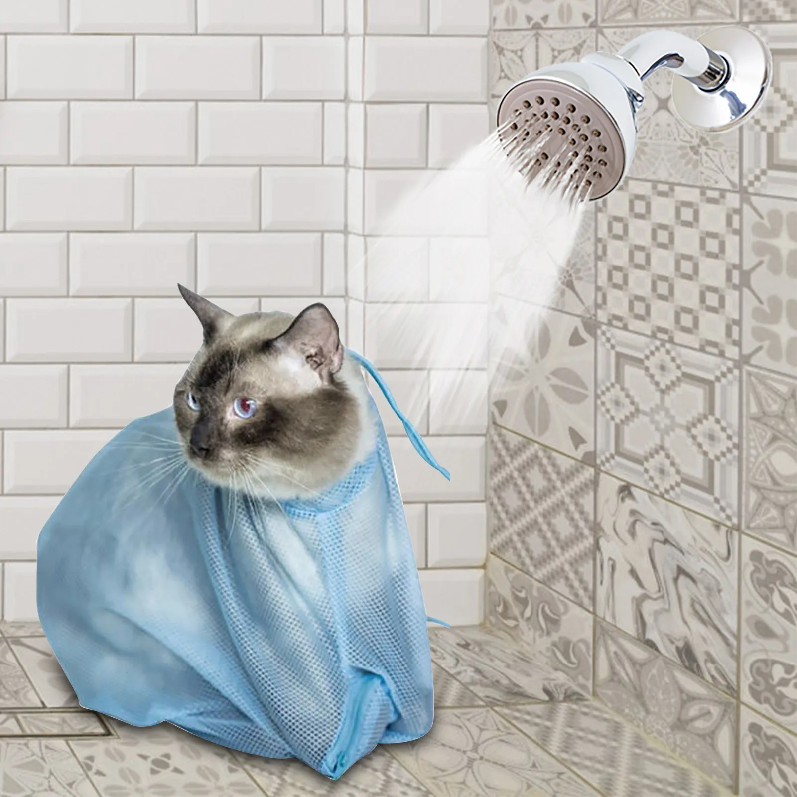 1 шт. сетки купальный мешок для кошки Уход за лошадьми стиральная сумки банное