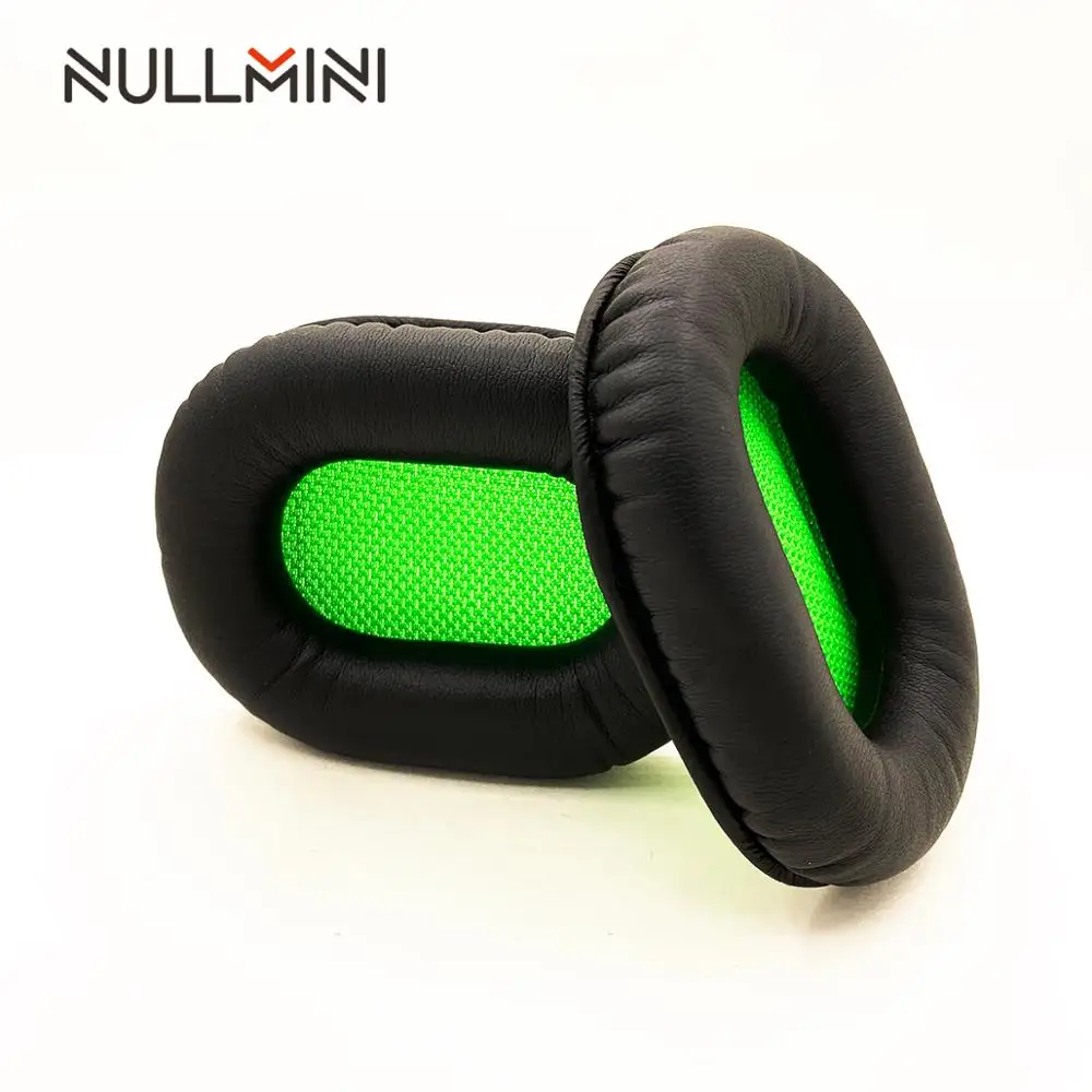 Сменные амбушюры NullMini для RAZER BlackShark игровые стереонаушники с кожаным рукавом