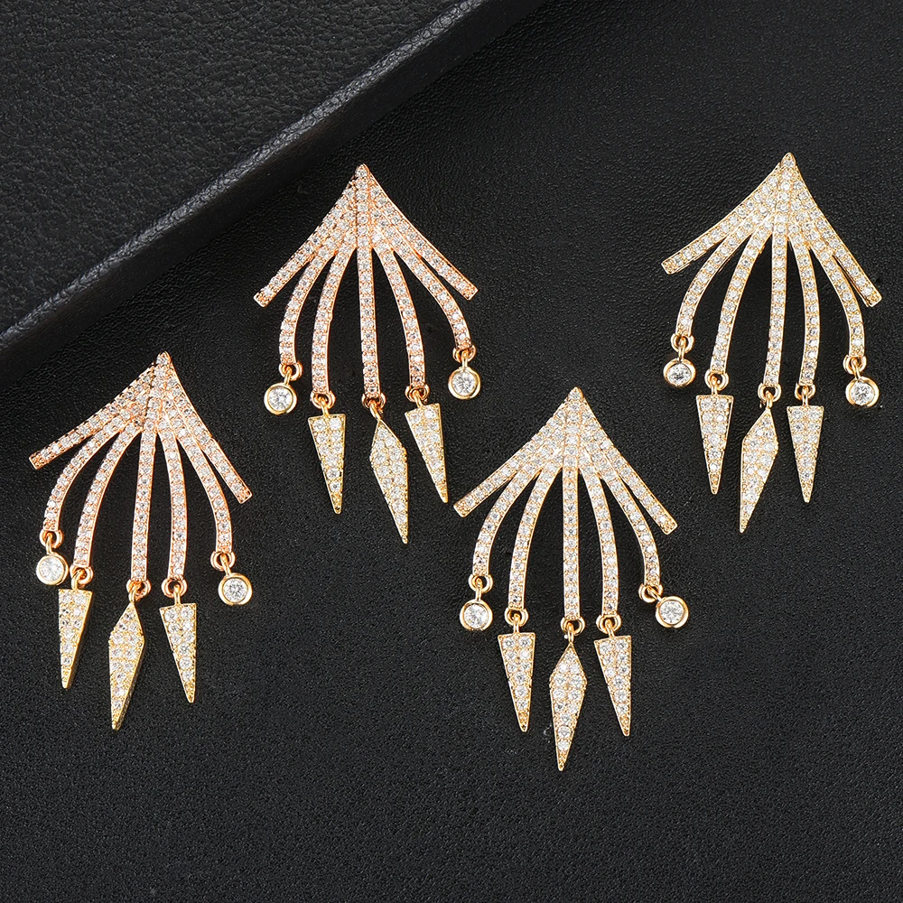 Jimbora New Personality Hip hop Design Fine Dangle Earrings For Women Daily Party Show Jewelry New Fashion Cool Ladies Earrings
Jimbora New Personality Hip hop Design Fine Dangle Earrings For Women Daily Party Show Jewelry New Fashion Cool Ladies Earrings