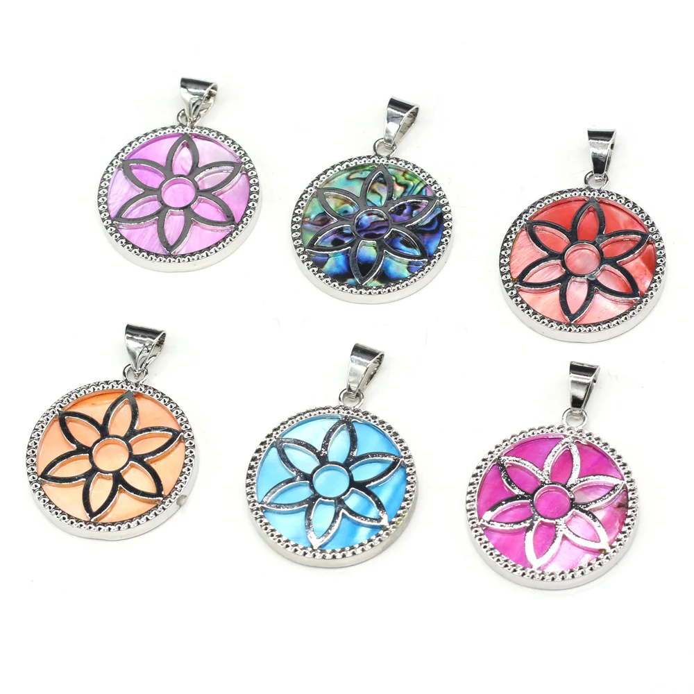 Charm 100% Natural Stone Round Hand-carved Flower Shell Pendant for Jewelry Making DIY Accessories Fit Necklace Earrings Gifts
Charm 100% Natural Stone Round Hand-carved Flower Shell Pendant for Jewelry Making DIY Accessories Fit Necklace Earrings Gifts