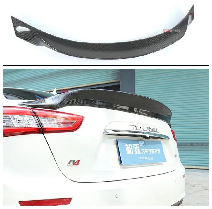 High quality Carbon Fiber Car Rear Trunk Lip Spoiler Wing Fits For Maserati 2012 2013 2014 2015 2016
High quality Carbon Fiber Car Rear Trunk Lip Spoiler Wing Fits For Maserati 2012 2013 2014 2015 2016