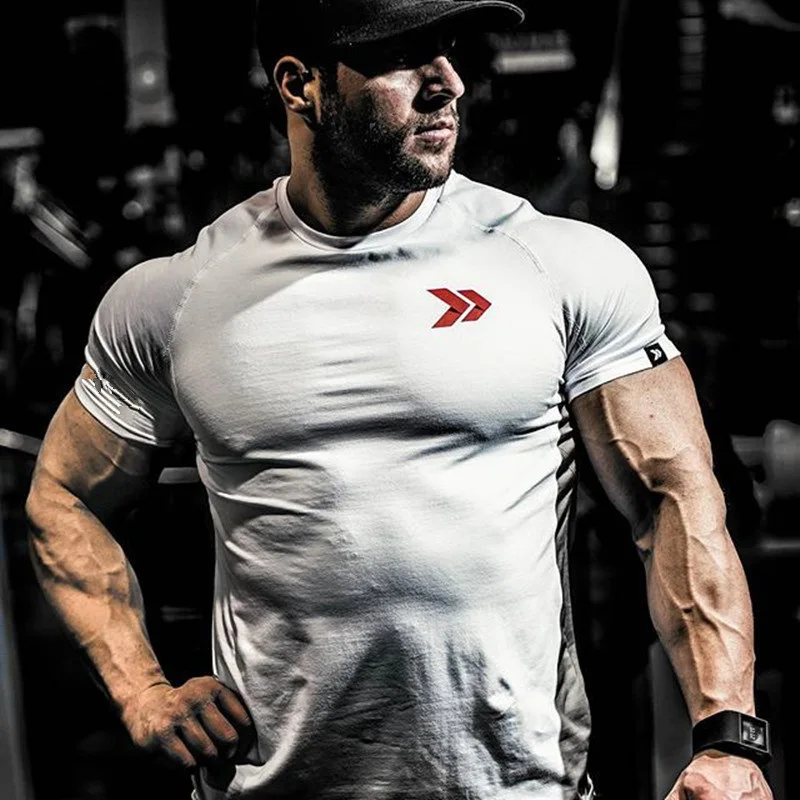 New Cotton T Shirt Men Breathable T-Shirt Homme Gyms Shirt Men Fitness Summer Printing Gyms Tight Tops
New Cotton T Shirt Men Breathable T-Shirt Homme Gyms Shirt Men Fitness Summer Printing Gyms Tight Tops