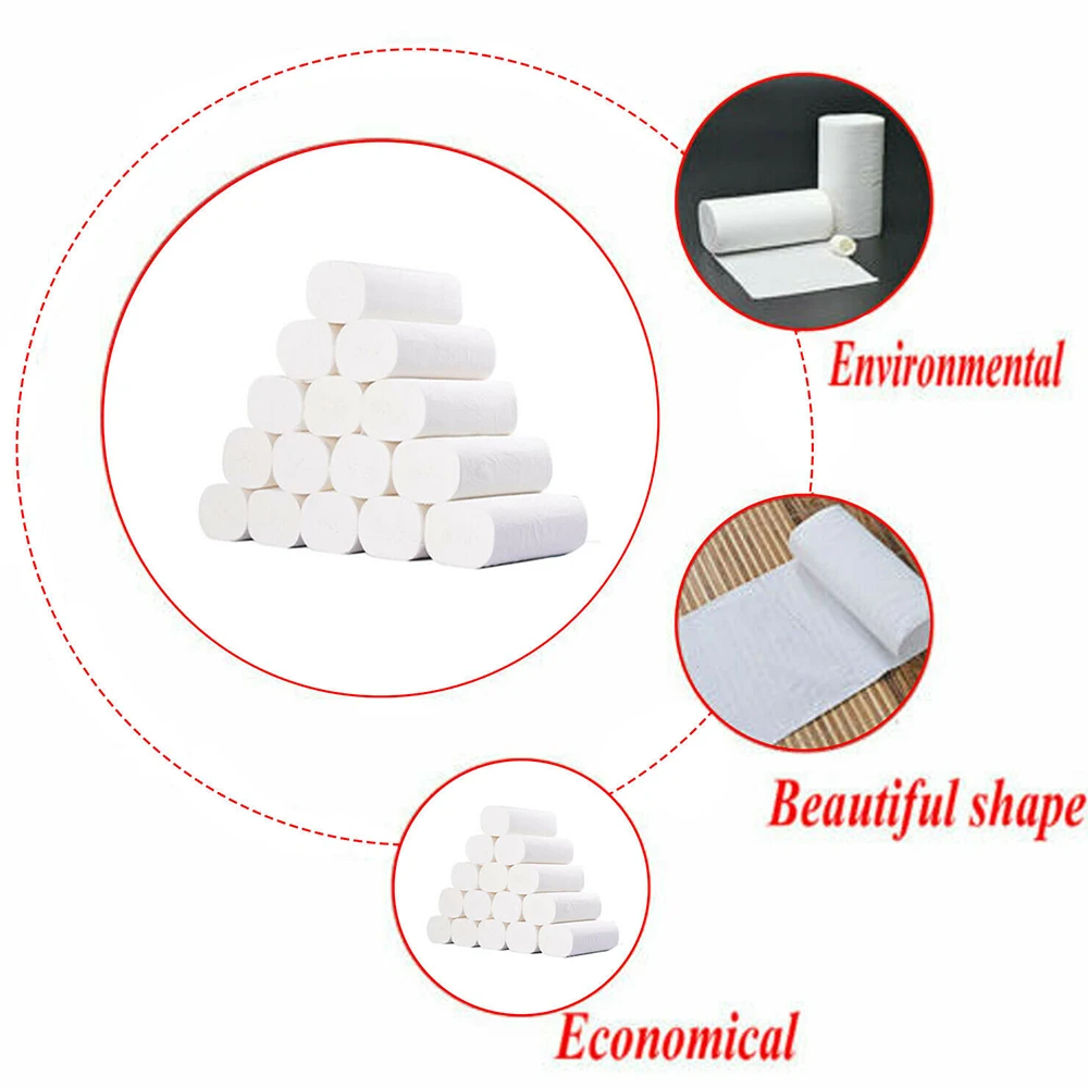 12Rolls 4 Layers Toilet Roll Paper Home Bath Toilet Roll Paper Primary Wood Pulp Toilet Paper Tissue Roll 
12Rolls 4 Layers Toilet Roll Paper Home Bath Toilet Roll Paper Primary Wood Pulp Toilet Paper Tissue Roll
