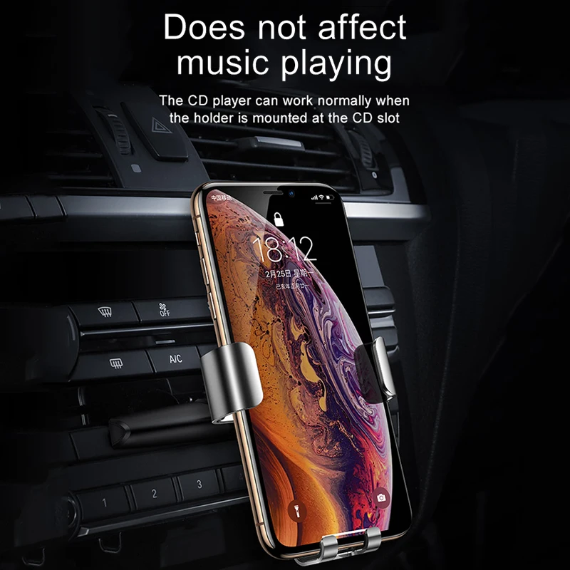 Car Phone Holder for Car Air Vent / CD Slot Mount Phone Holder Stand for iPhone Samsung Metal Gravity Mobile Phone Holder
Car Phone Holder for Car Air Vent / CD Slot Mount Phone Holder Stand for iPhone Samsung Metal Gravity Mobile Phone Holder