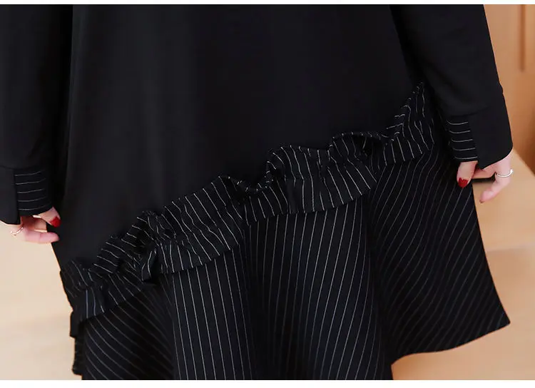 Autumn Korean Fashion Maternity Dress Fashion Striped Patchwork Loose Clothes for Pregnant Women Long Sleeve Pregnancy Shirts
Autumn Korean Fashion Maternity Dress Fashion Striped Patchwork Loose Clothes for Pregnant Women Long Sleeve Pregnancy Shirts