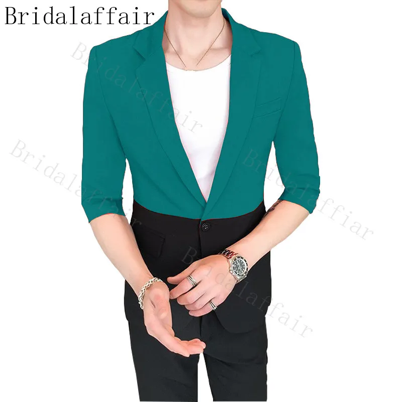 Мужские костюмы Bridalaffair армейский зеленый и черный цвета популярные 2 вида цветов