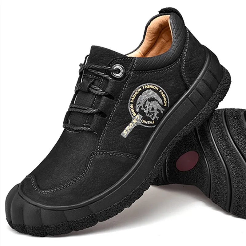 Man Shoes Casual Ankle Boots Men Genuine Leather Autumn Climbing Hiking Shoes High Quality Outdoor Comfy Lace-Up Handmade Shoes
Man Shoes Casual Ankle Boots Men Genuine Leather Autumn Climbing Hiking Shoes High Quality Outdoor Comfy Lace-Up Handmade Shoes